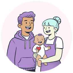 Busy Parents illustration