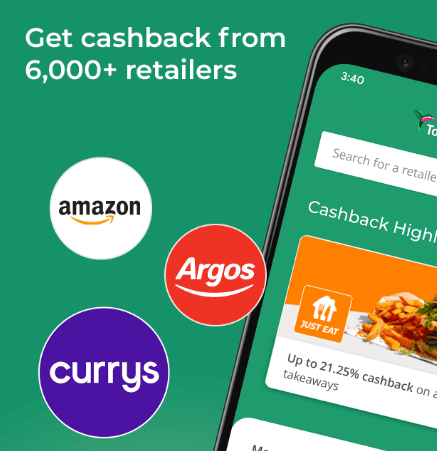 TopCashback app screenshot